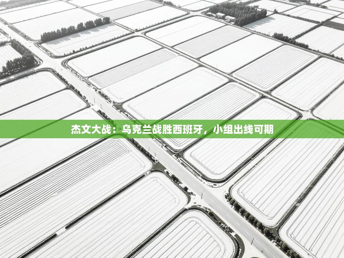 杰文大战:乌克兰战胜西班牙,小组出线可期 第2张