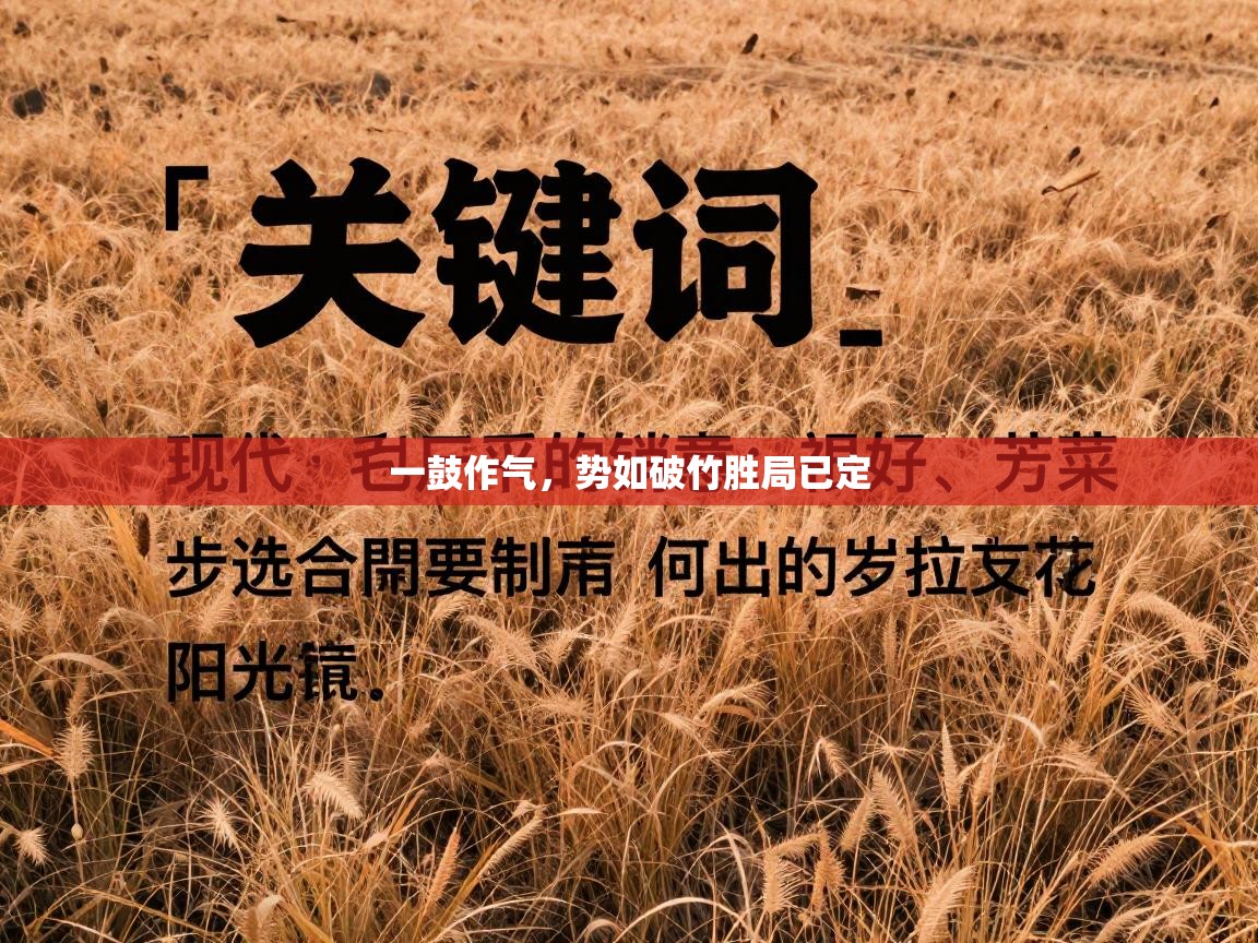 一鼓作气，势如破竹胜局已定  第2张